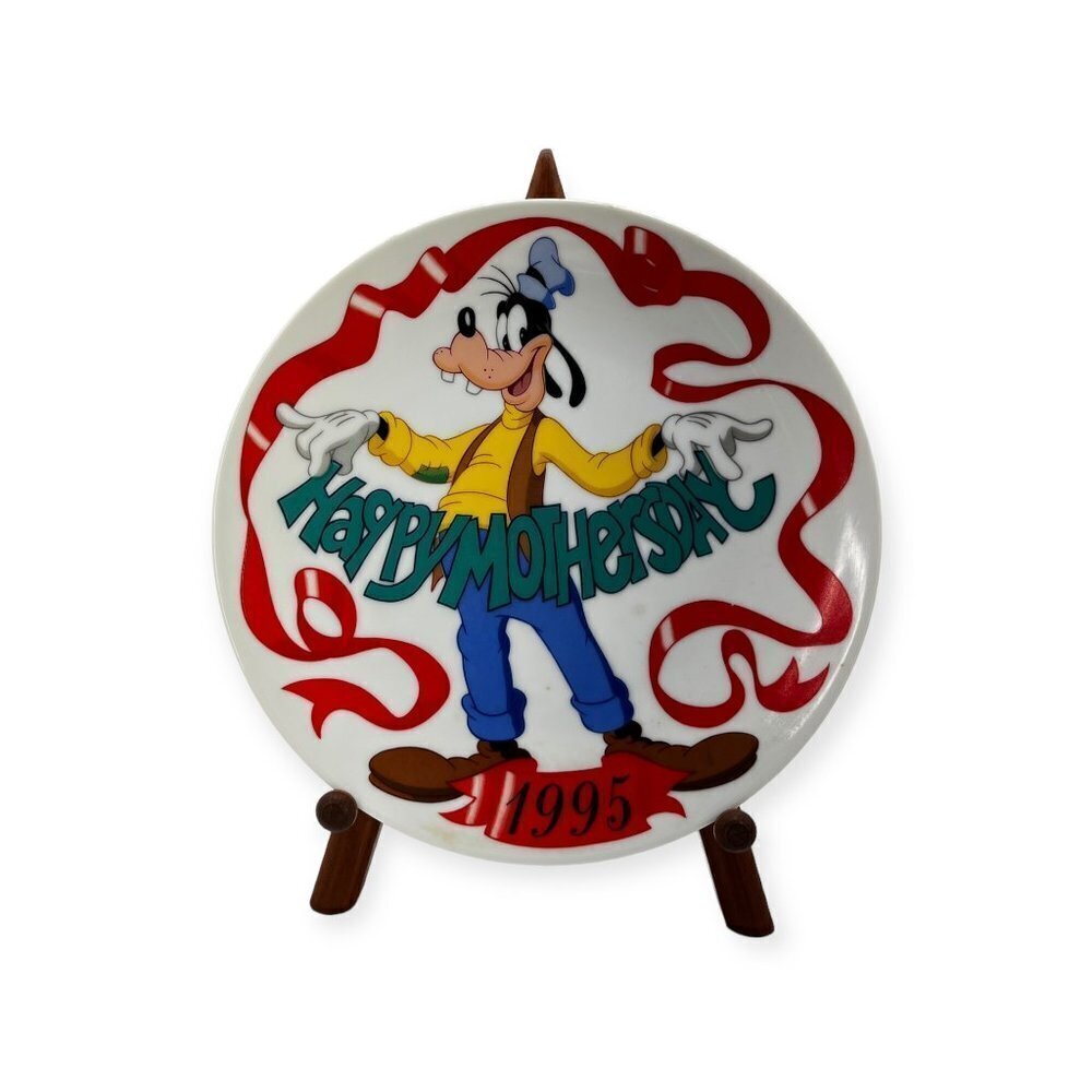 1995 Happy Mother’s Day Disney Goofy Collector Plates - Picture 2 of 3